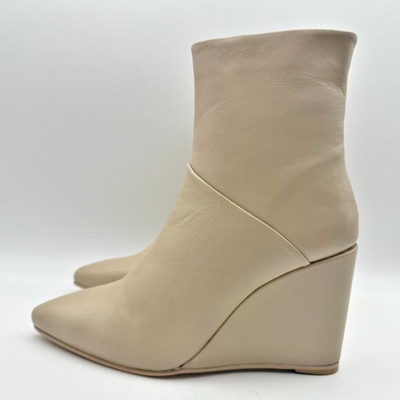Seychelles Womens Only Girl Wedge Ankle Boots US 6 Tan Leather NIB - Picture 9 of 13